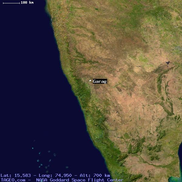 GARAG Geography Population Map cities coordinates location 